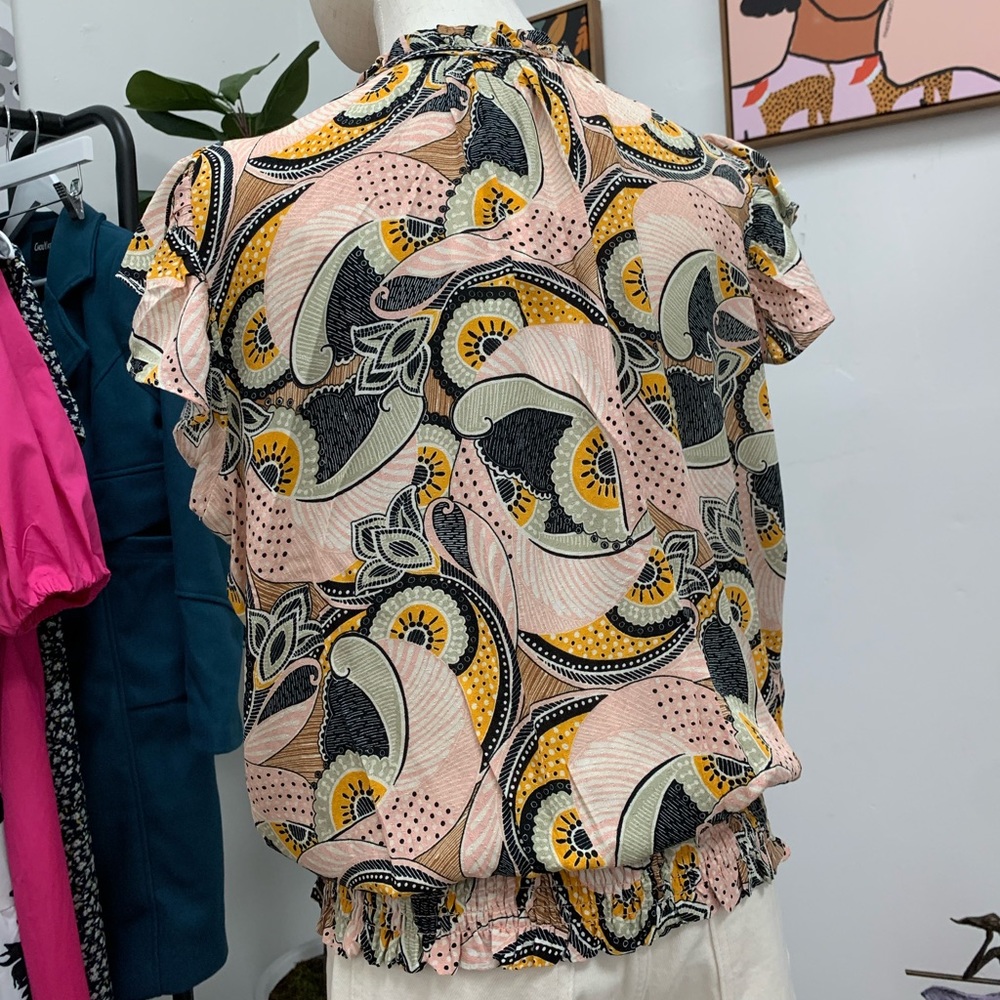 Split-Neck Blouse - Picture 7 of 16